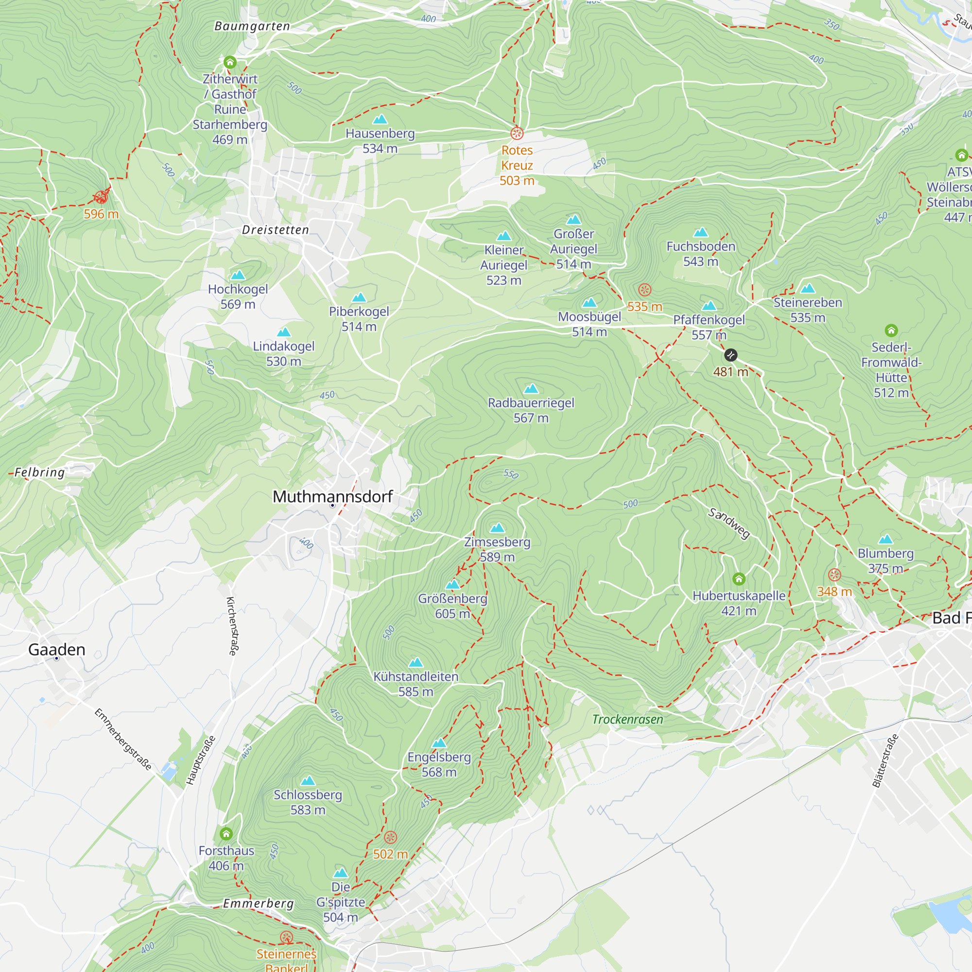 Burgstallhütte map