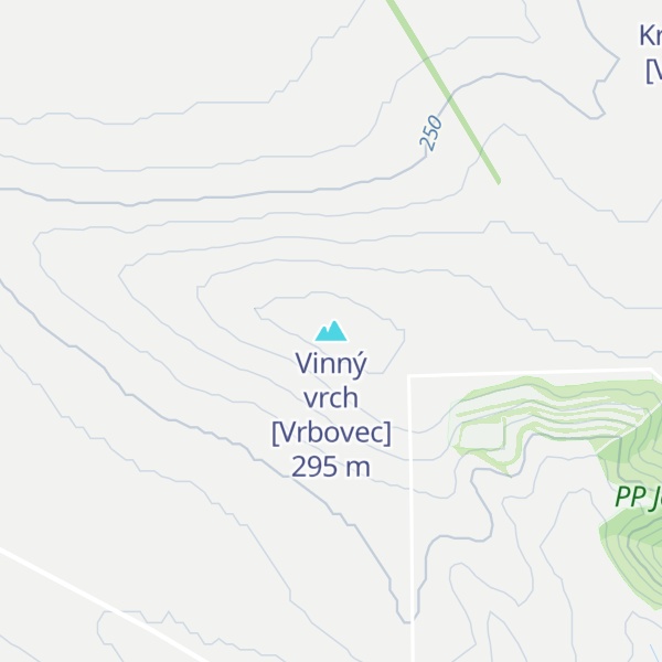 Map of Vinný vrch [Vrbovec]