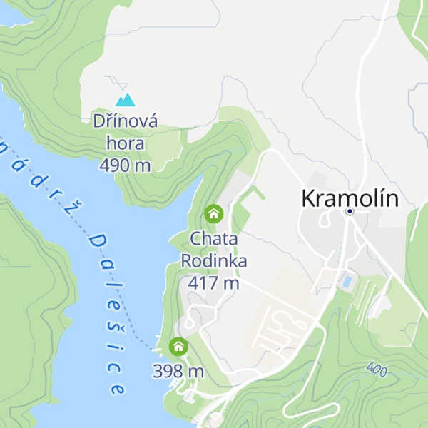 Map of Chata Rodinka