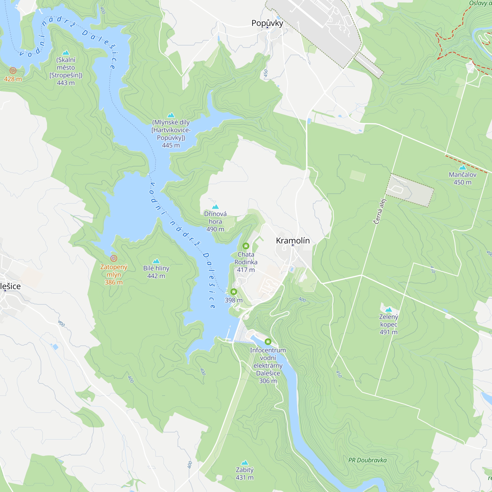 Chata Rodinka map