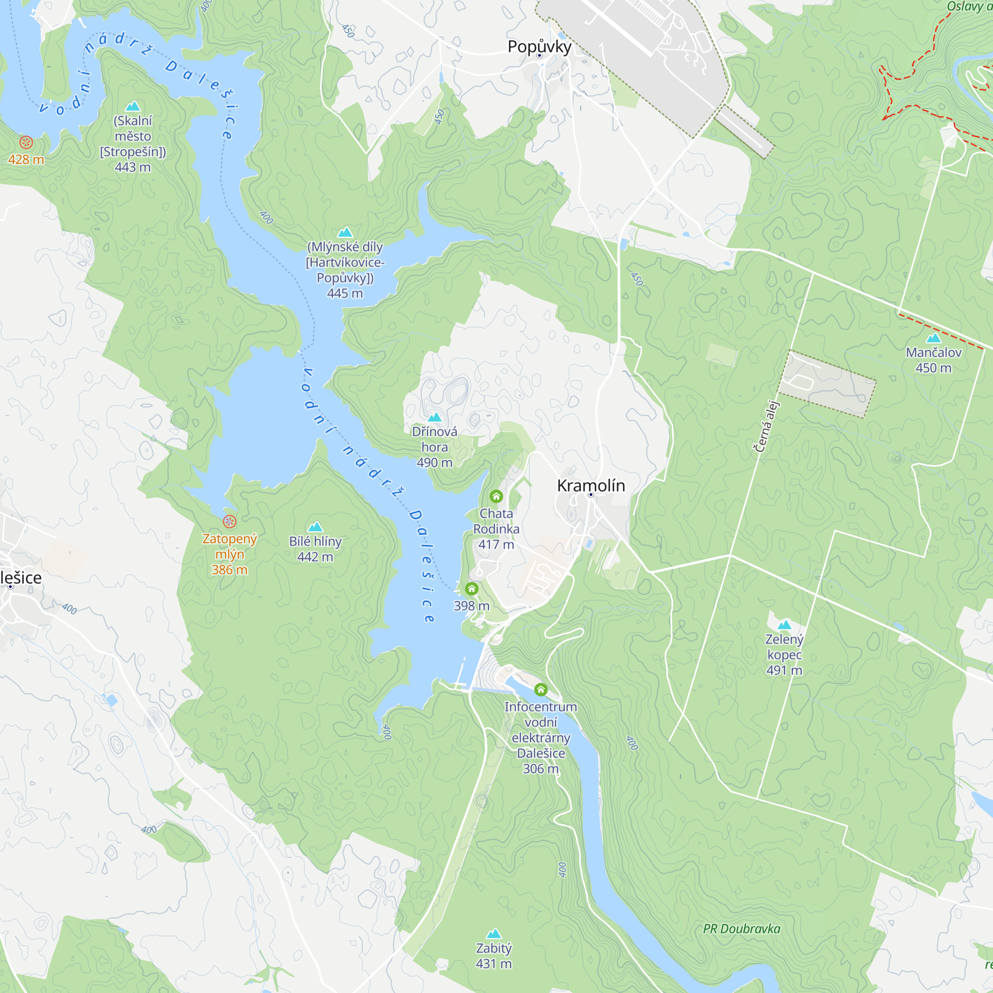 Chata Rodinka map