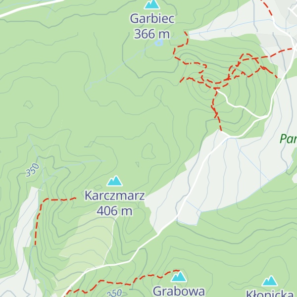 Map of Bociania Góra