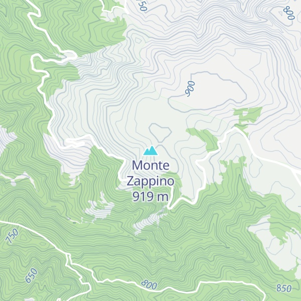 Map of Monte Zappino