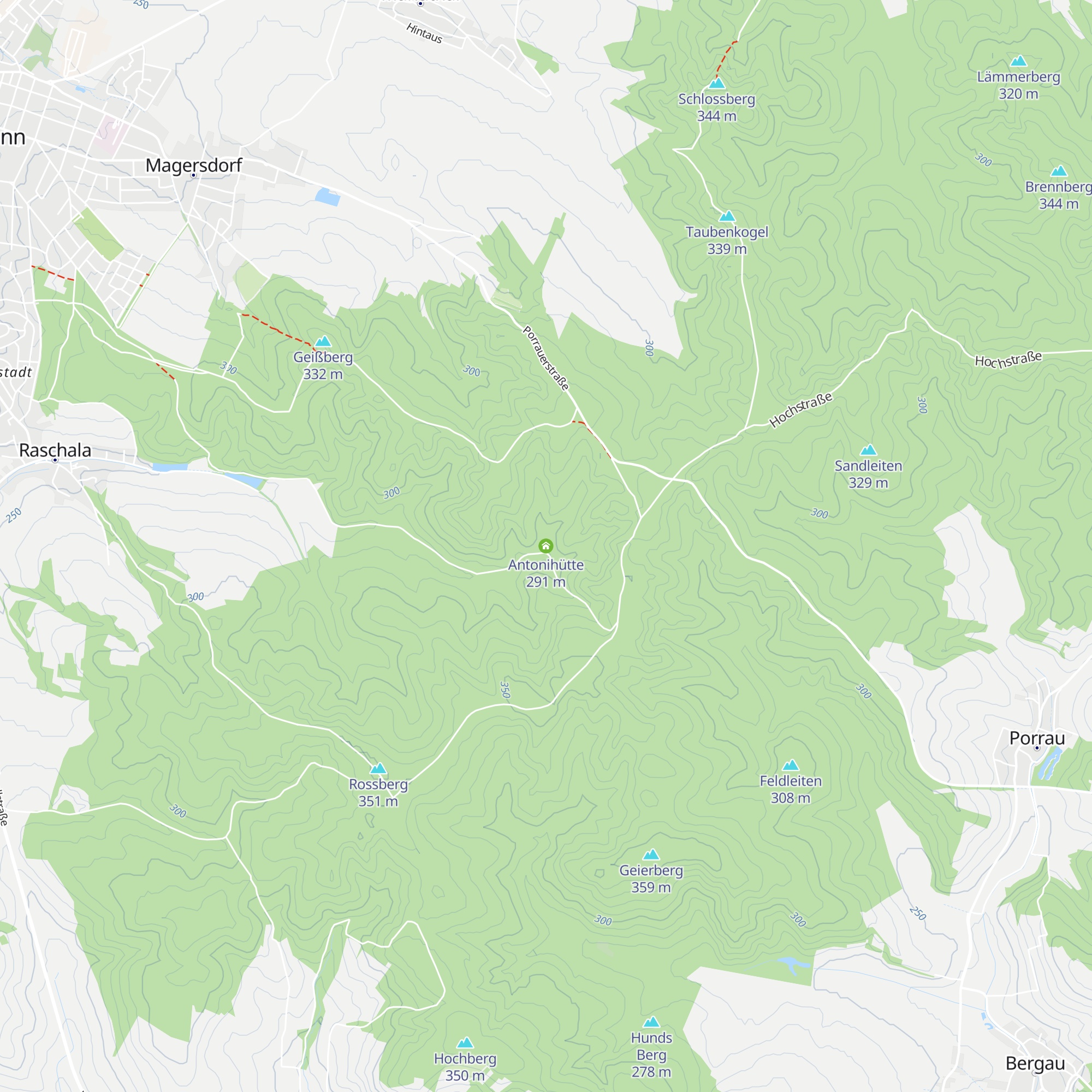 Antonihütte map