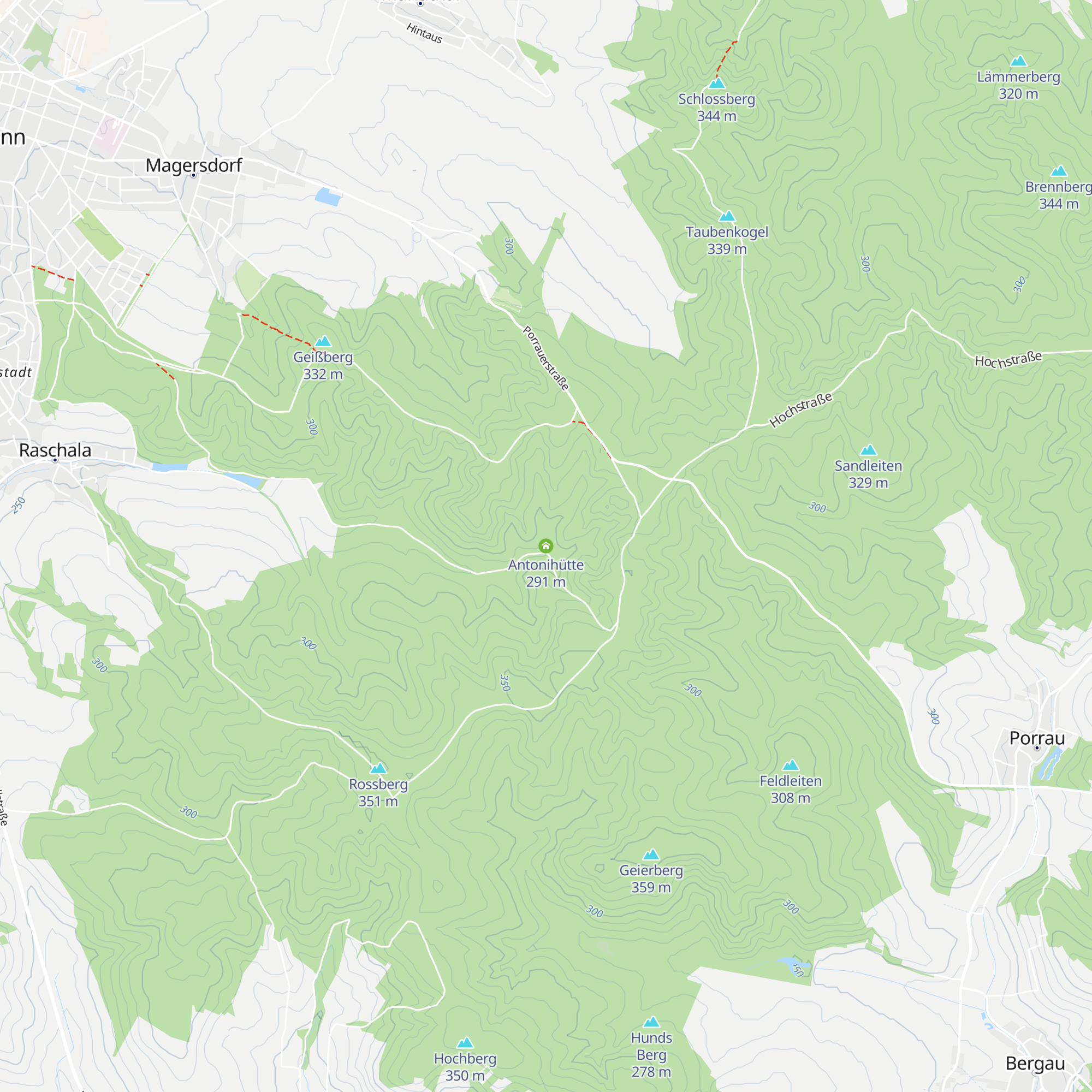 Antonihütte map