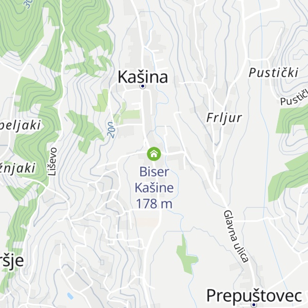 Map of Biser Kašine