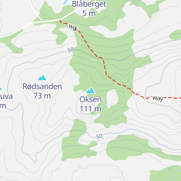 Map of Oksen