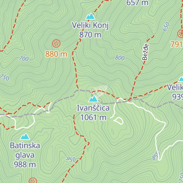 Map of Planinarski dom Josip Pasarić
