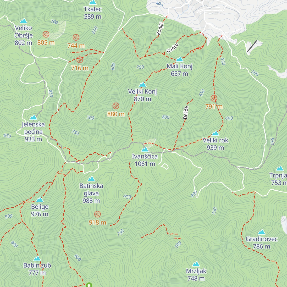 Planinarski dom Josip Pasarić map