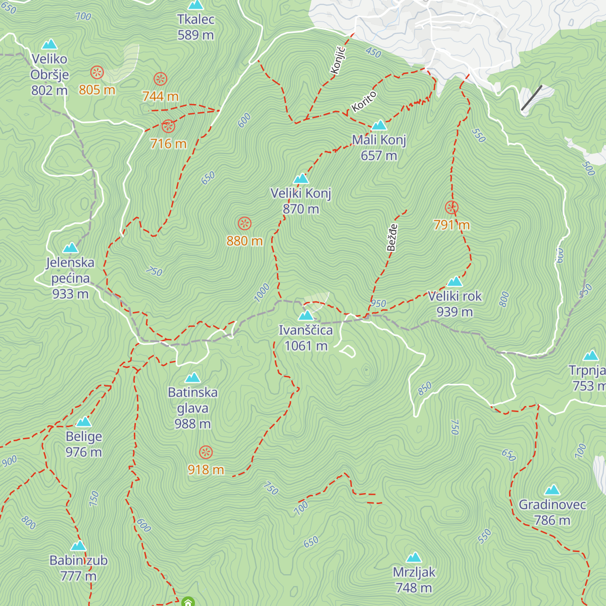 Planinarski dom Josip Pasarić map