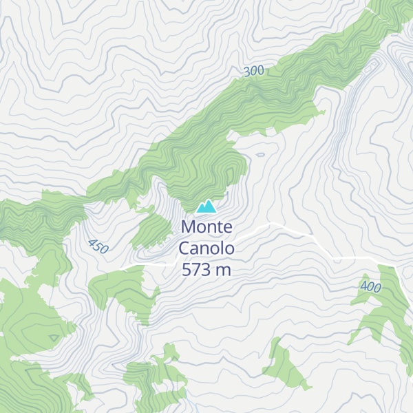 Map of Monte Canolo