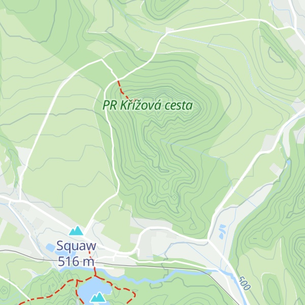 Map of Zrádce
