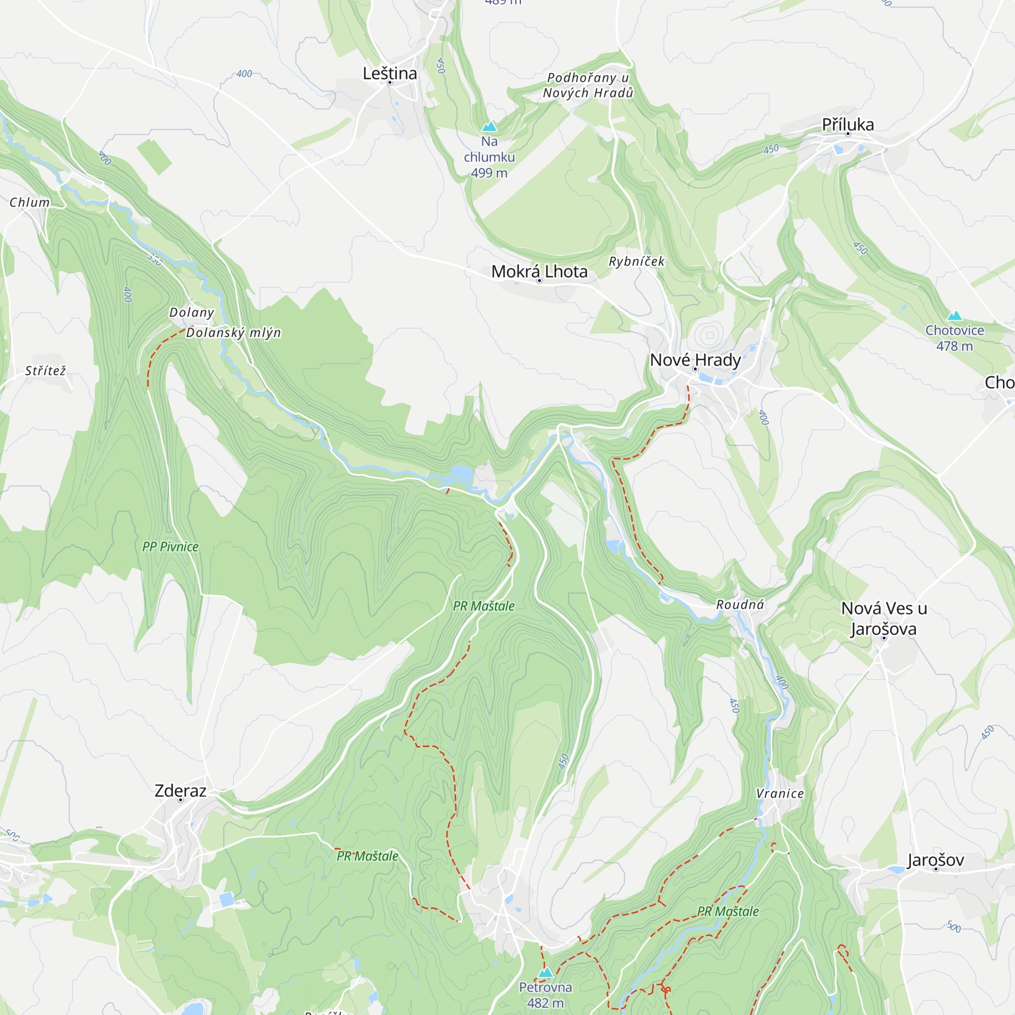 Chata Polanka map