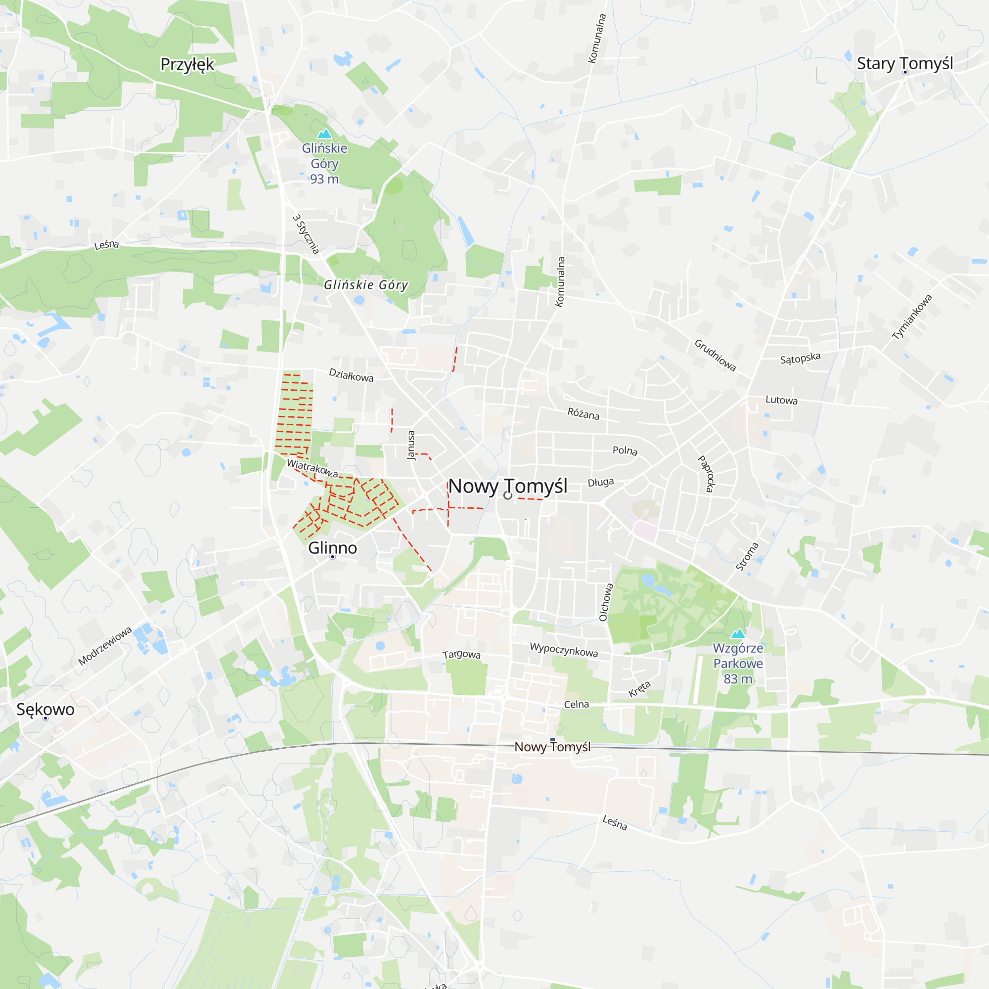 Gminny Ośrodek Informacji w Nowym Tomyślu map