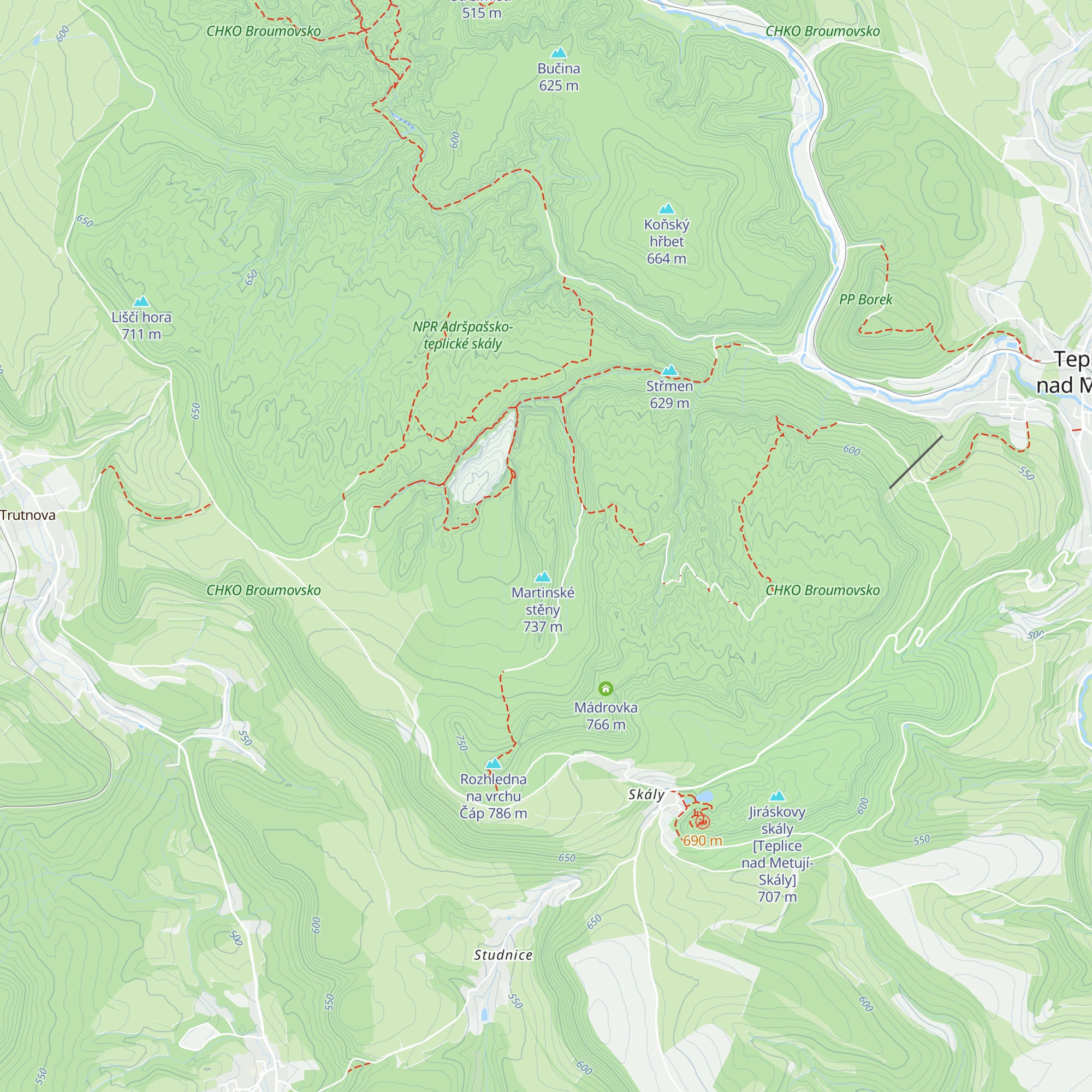 Bivoj map