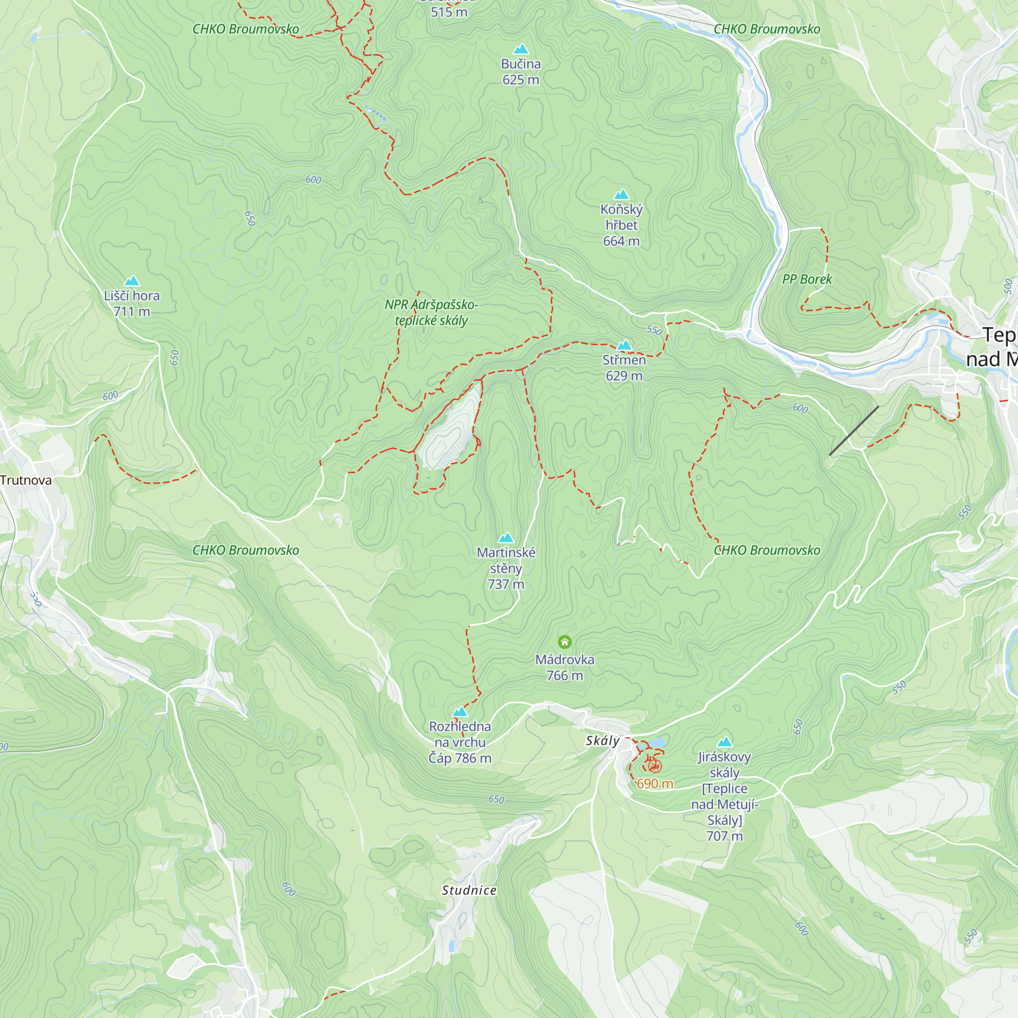 Bivoj map