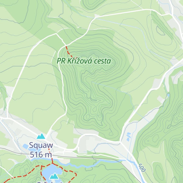 Map of Očko