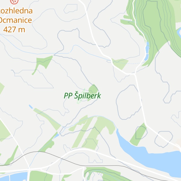 Map of Špilberk