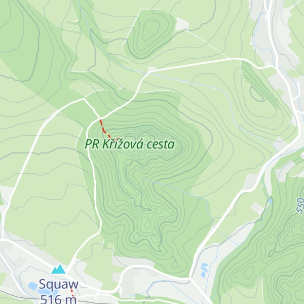 Map of Mýval
