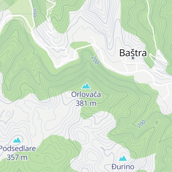 Map of Orlovača