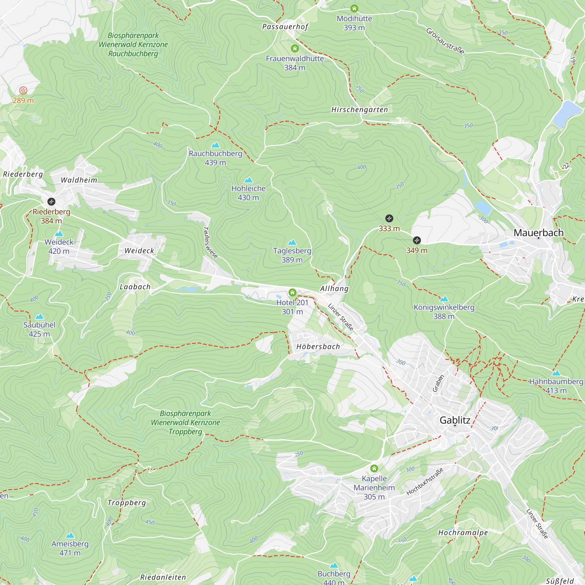 Hotel 201 map