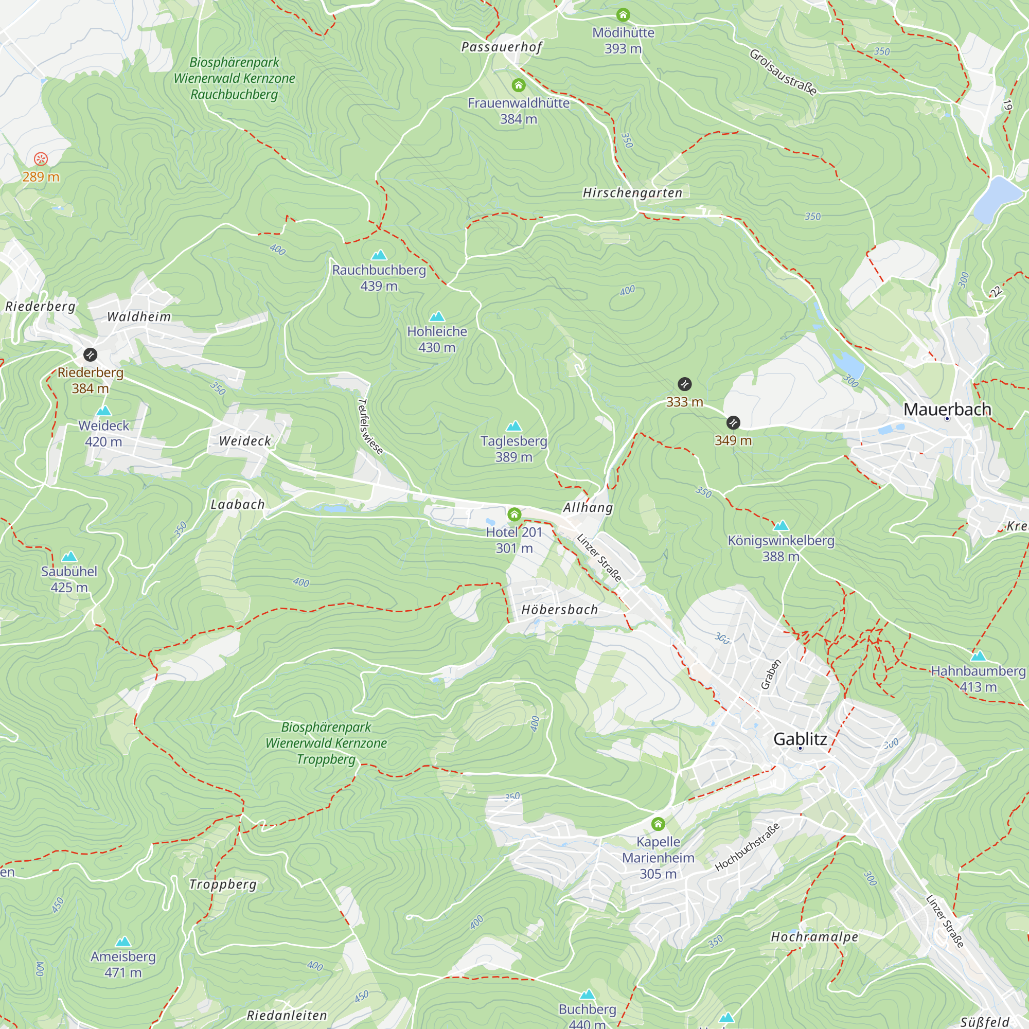 Hotel 201 map