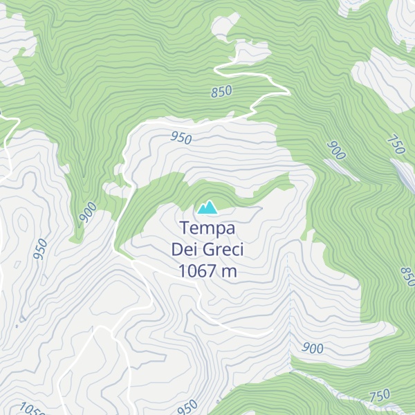 Map of Tempa Dei Greci