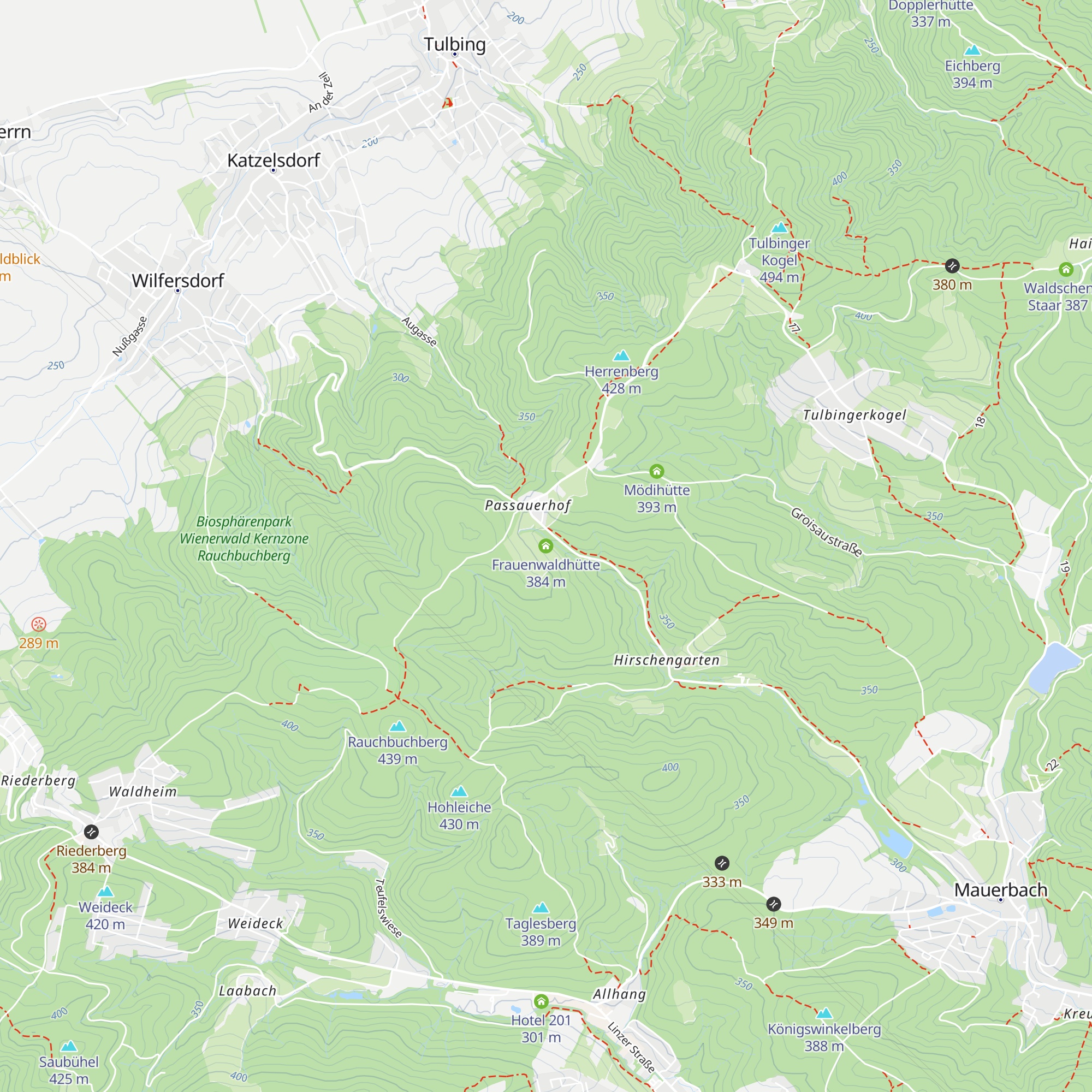 Frauenwaldhütte map