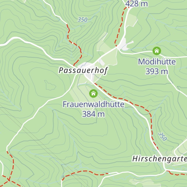 Map of Frauenwaldhütte