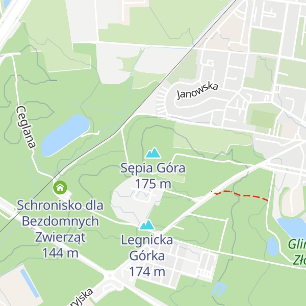 Map of Sępia Góra