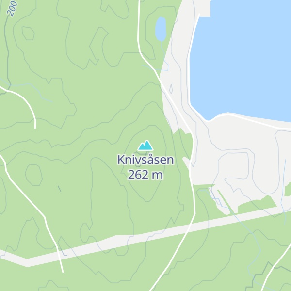 Map of Knivsåsen
