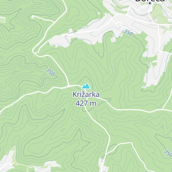 Map of Križarka