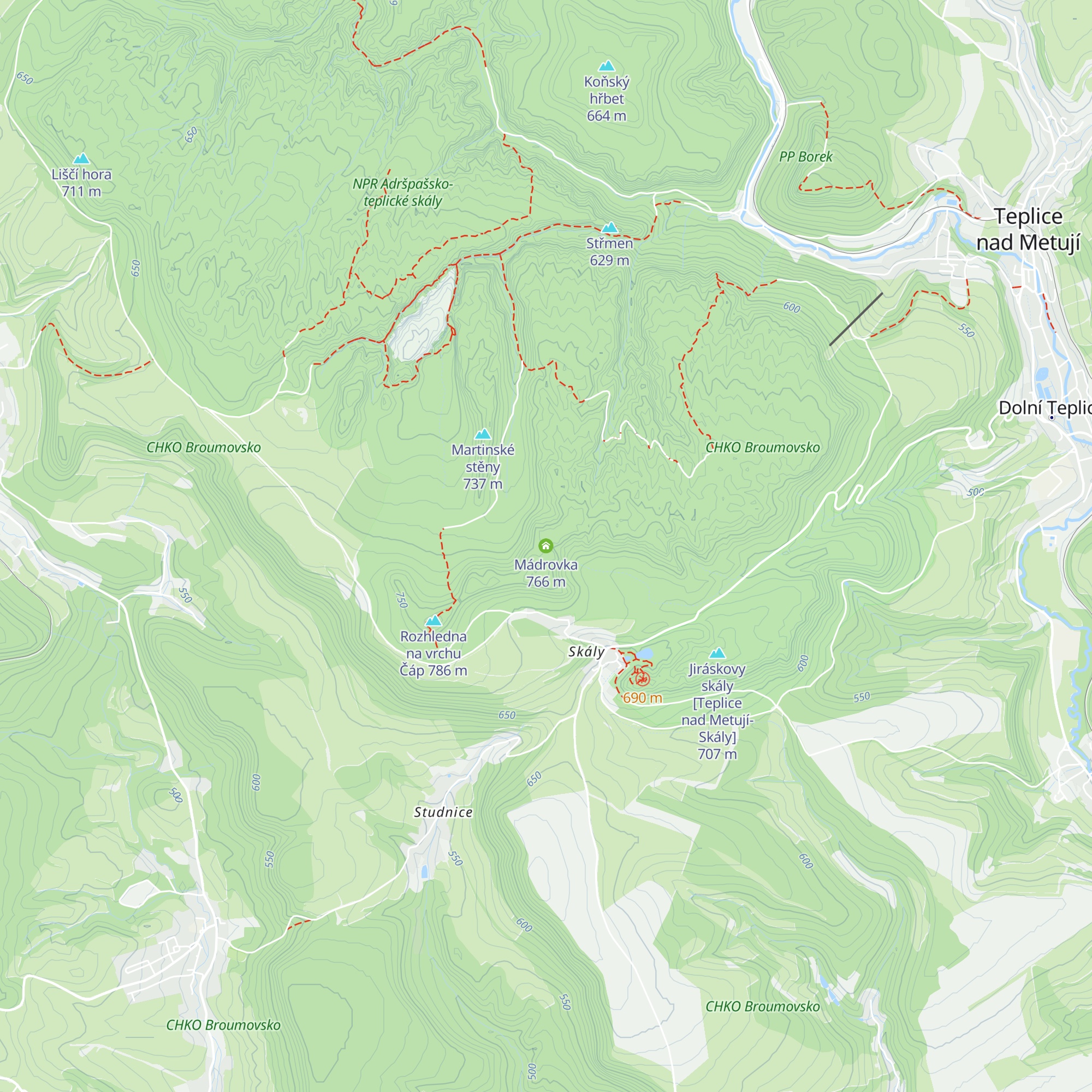 Mádrovka map