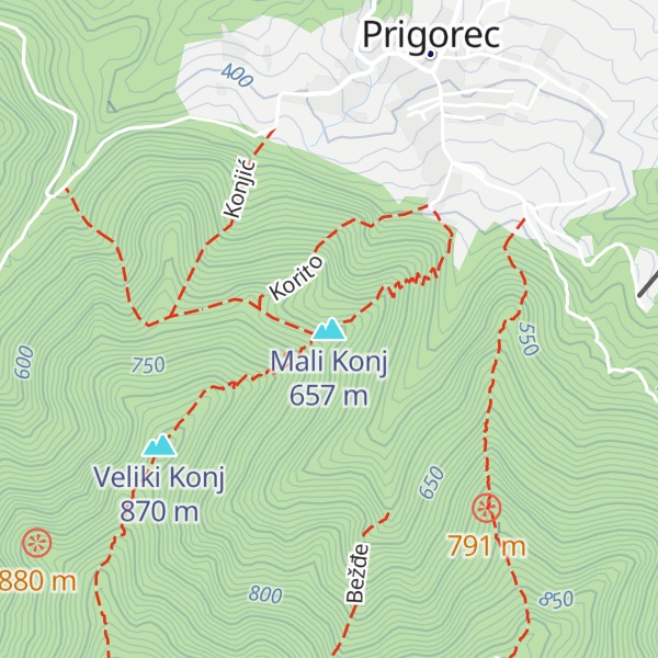Map of Mali Konj