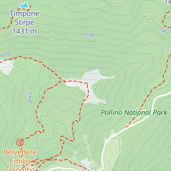 Map of Monte Grattaculo