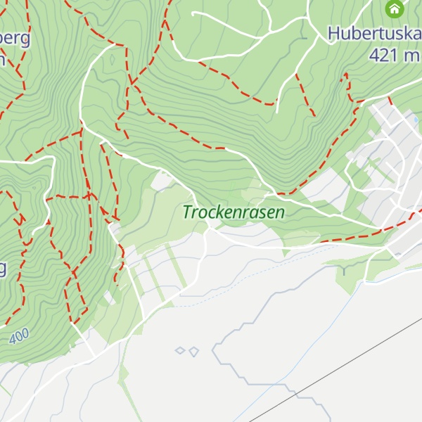 Map of Petra's Weingartenhütte