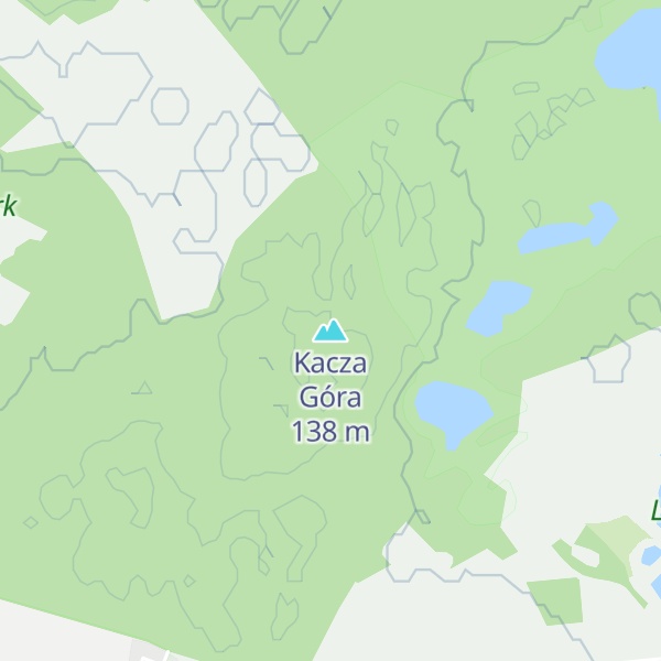 Map of Kacza Góra