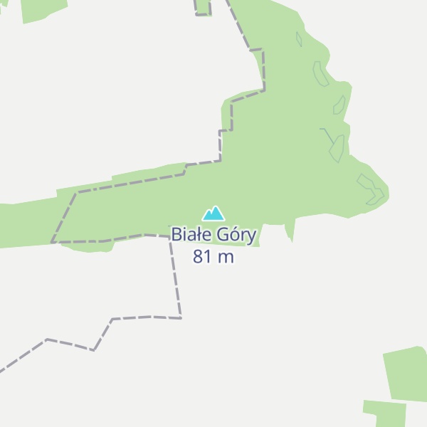 Map of Białe Góry