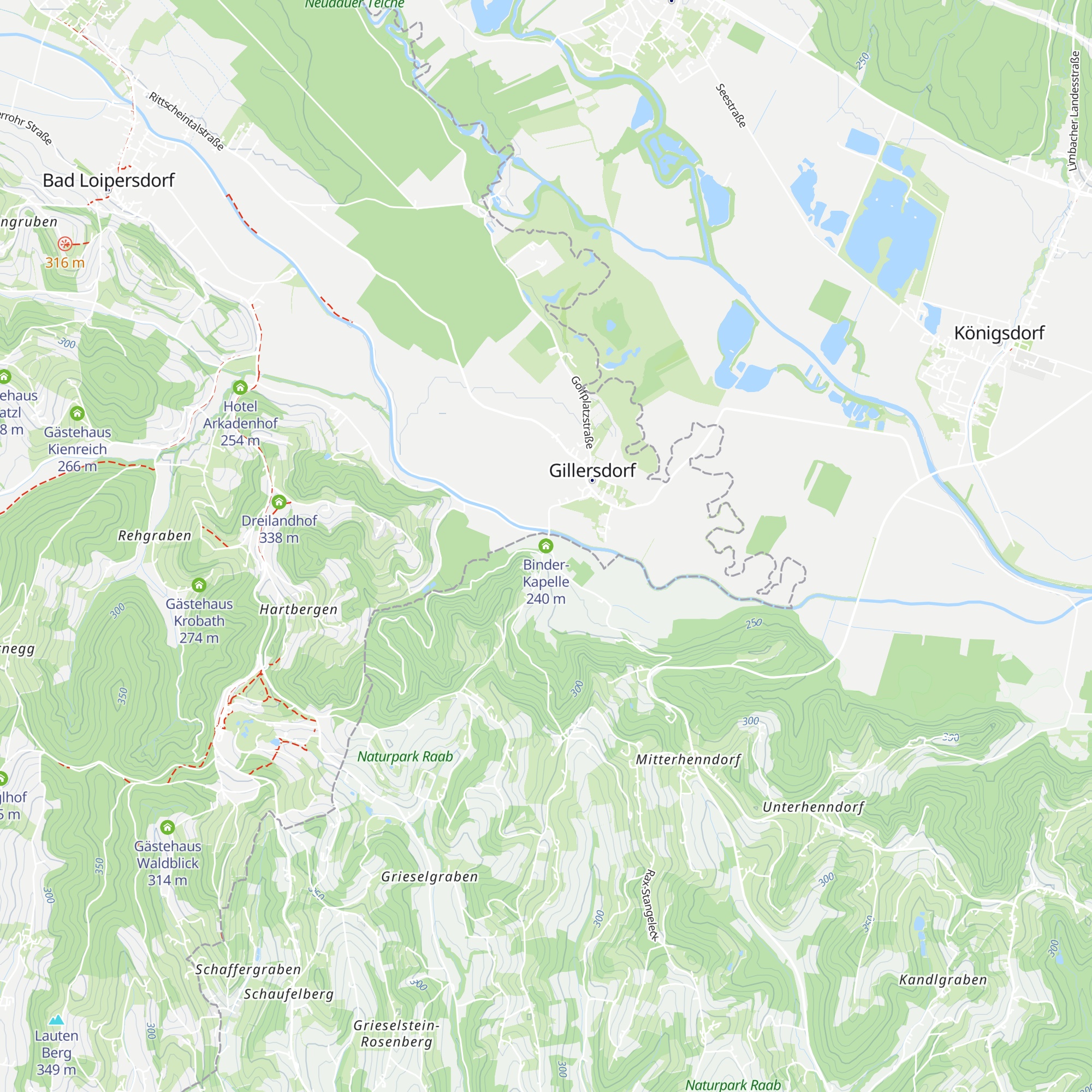 Binder-Kapelle map