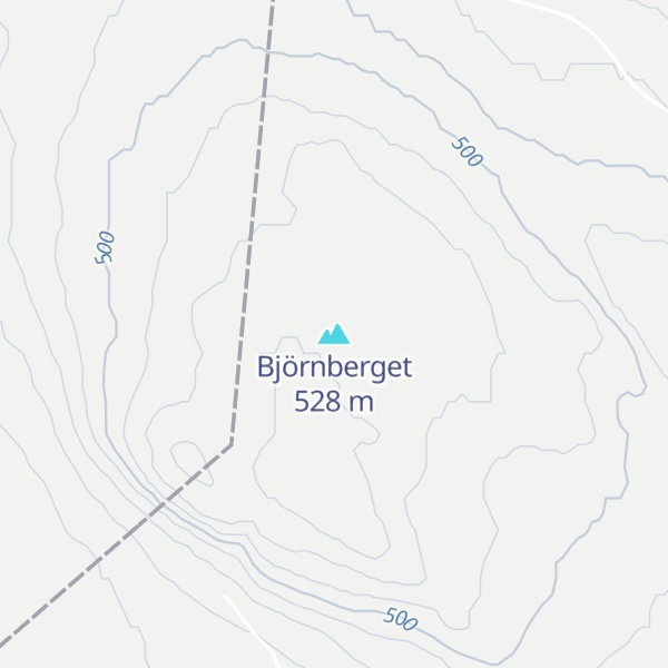 Map of Björnberget