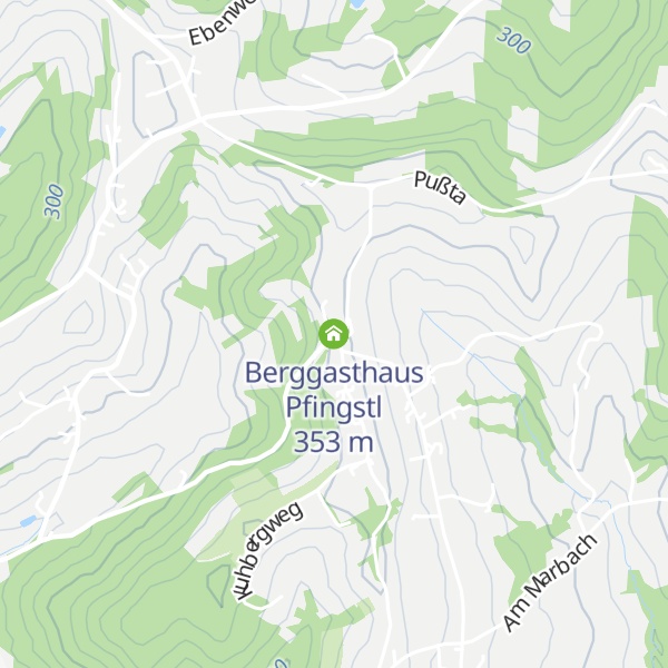 Map of Berggasthaus Pfingstl