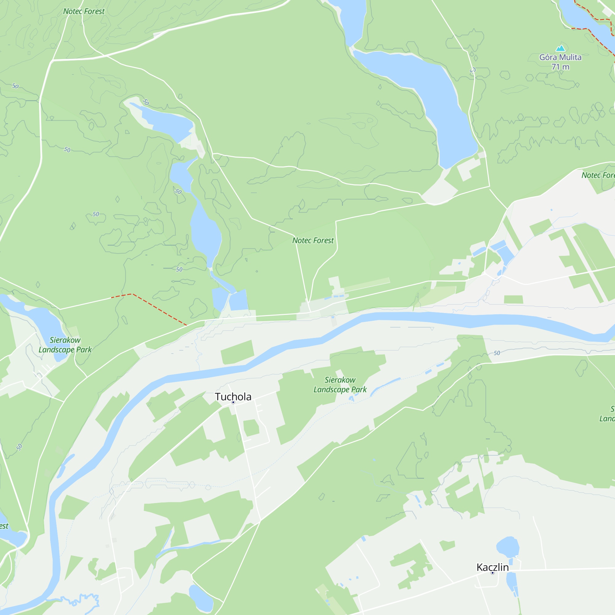 Chata Zbójców map