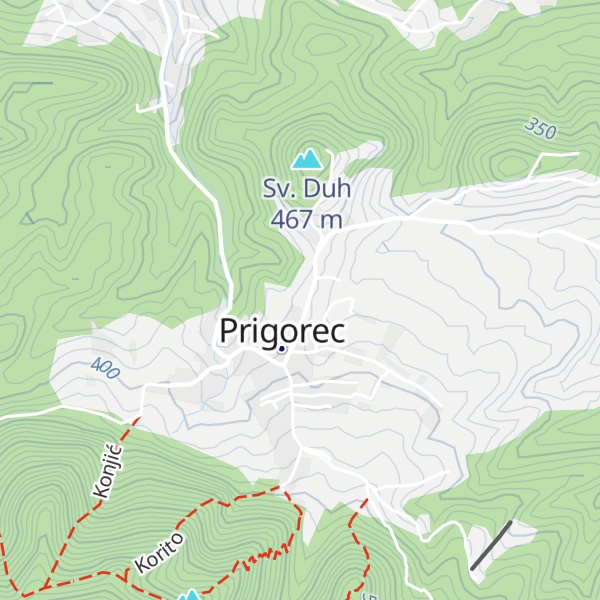 Map of Područna škola Prigorec