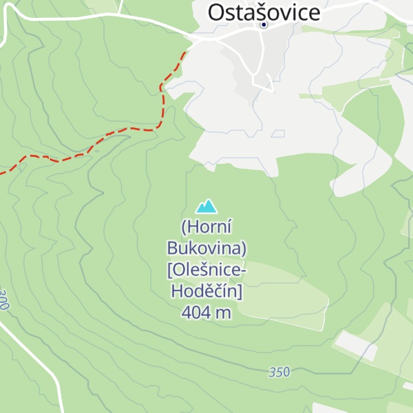 Map of (Horní Bukovina) [Olešnice-Hoděčín]