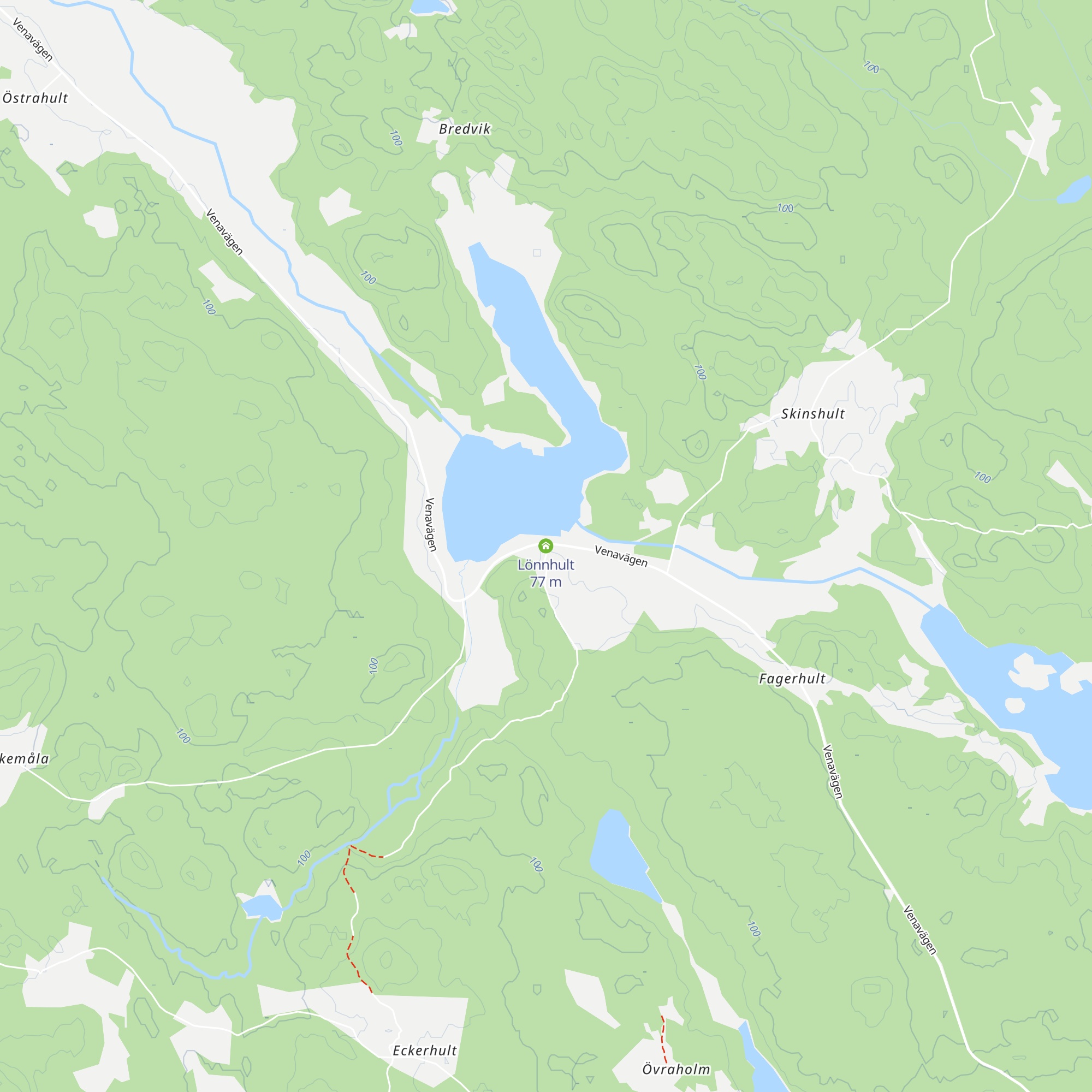 Lönnhult map