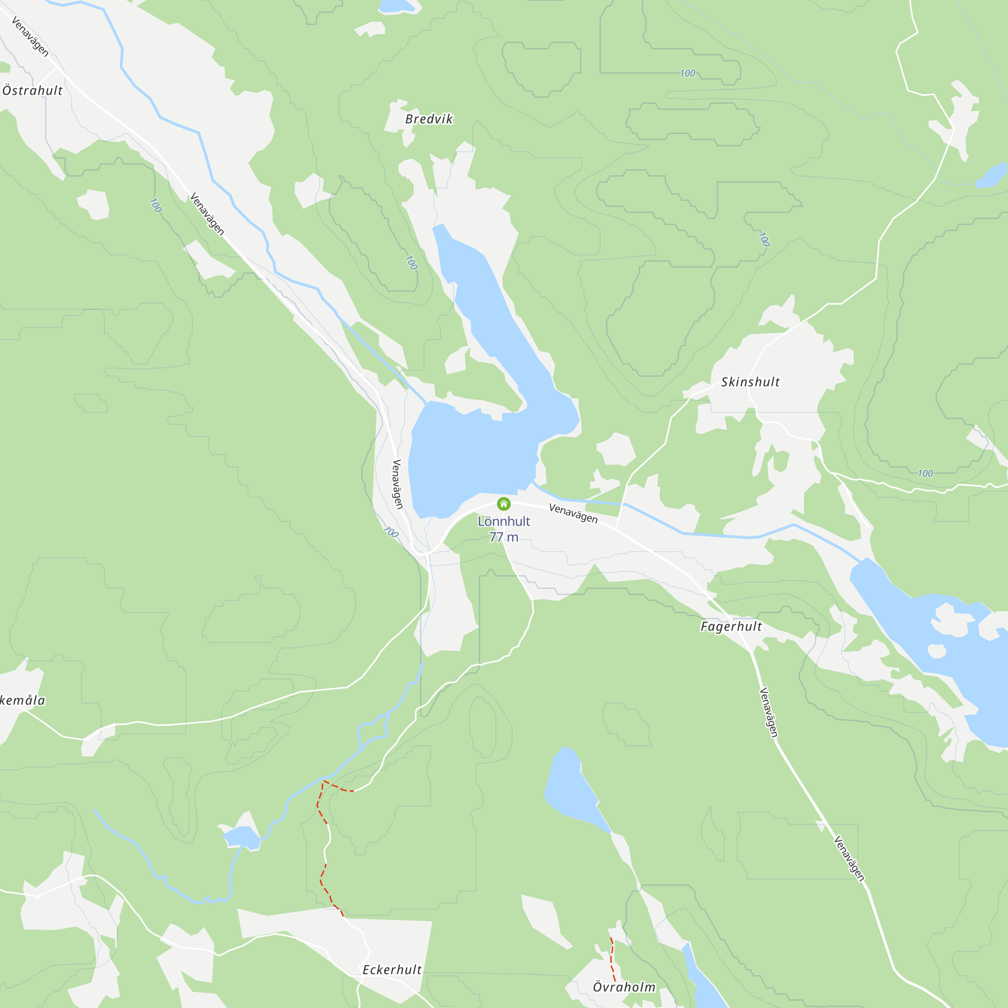 Lönnhult map