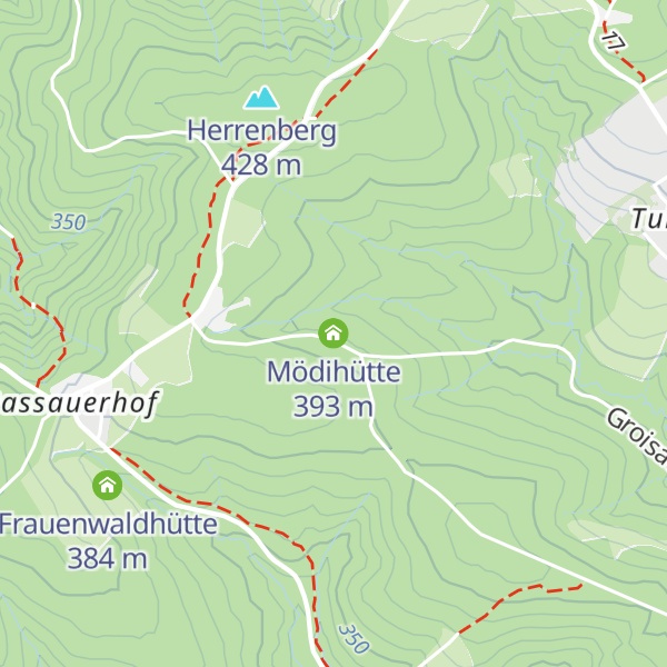 Map of Mödihütte