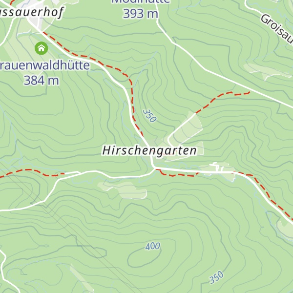 Map of Hirschengarten