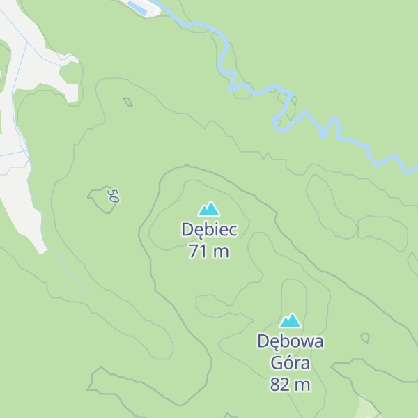 Map of Dębiec