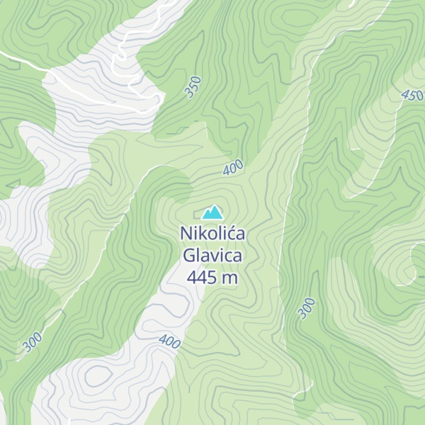 Map of Nikolića Glavica